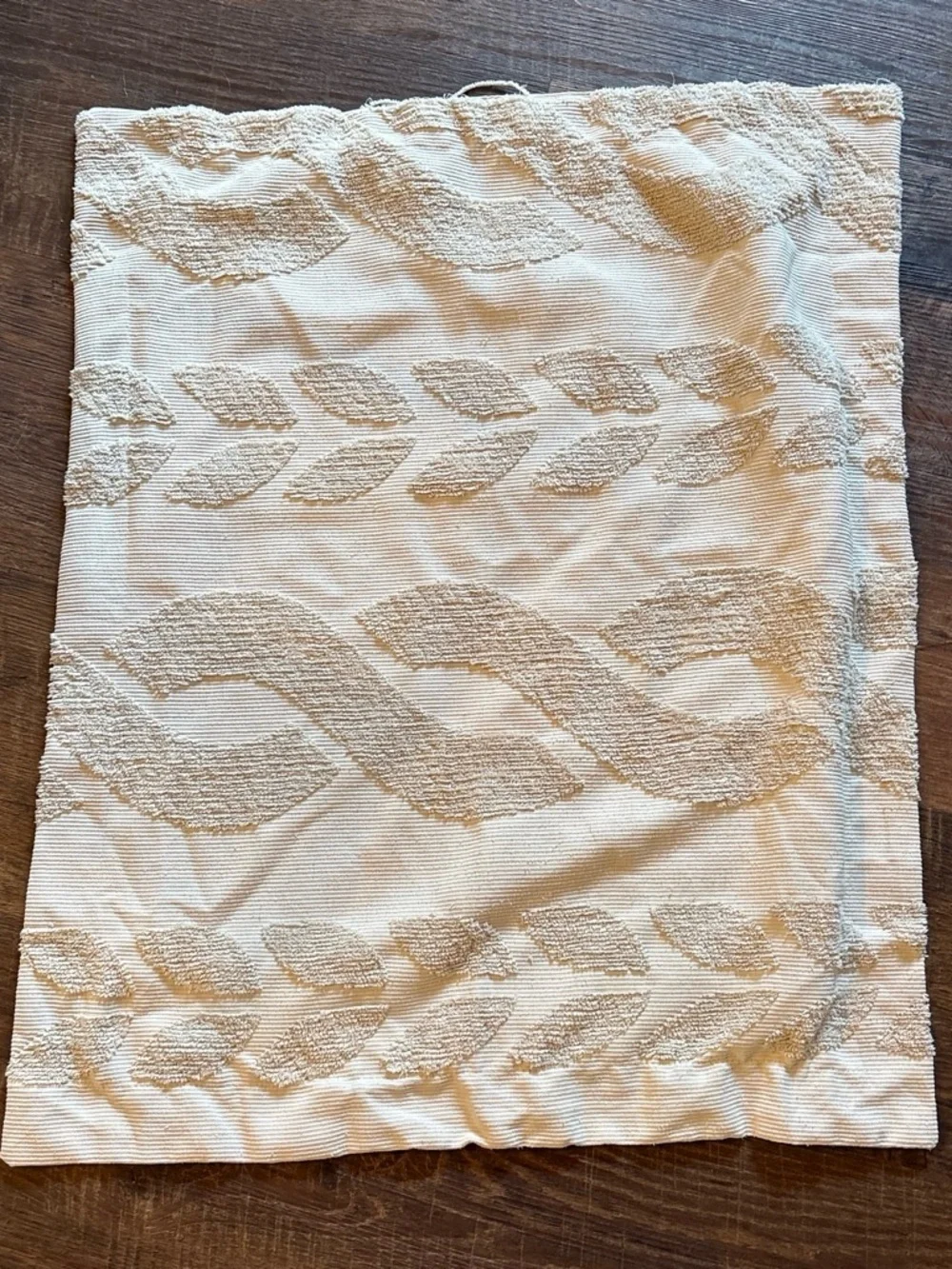 Neutral Ivory Textured Cotton comforter with pillow sham